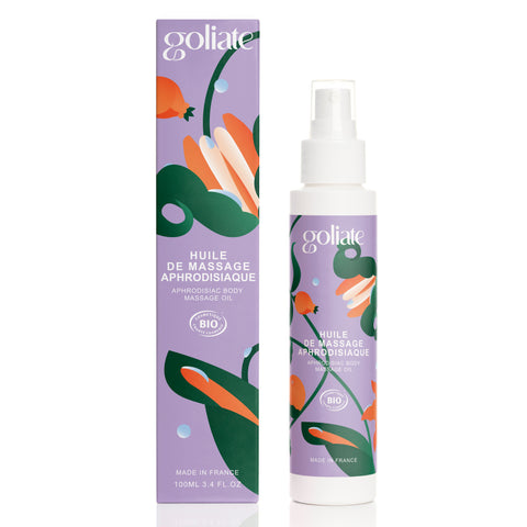 GOLIATE Organic Massage Oil | Aphrodisiac | Cosmetic Relaxing Gel | Sexual Tantric | Male Female Couple | 100 ML