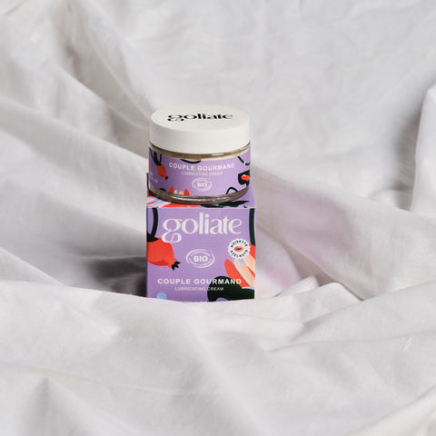 GOLIATE Organic Cream/Gel | The Gourmet Couple | Lubricate | Massage | Play | Lick | Devour for Two | 50 ml