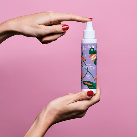 GOLIATE Organic Massage Oil | Aphrodisiac | Cosmetic Relaxing Gel | Sexual Tantric | Male Female Couple | 100 ML