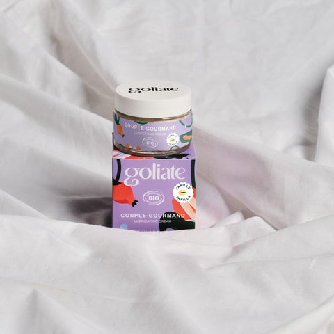 GOLIATE Organic Cream/Gel | The Gourmet Couple | Lubricate | Massage | Play | Lick | Devour for Two | 50 ml