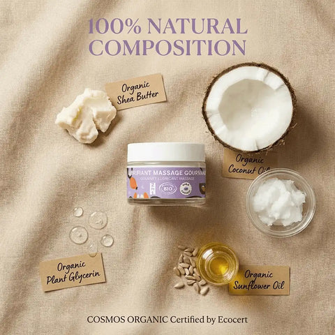 GOLIATE Organic Cream/Gel | The Gourmet Couple | Lubricate | Massage | Play | Lick | Devour for Two | 50 ml