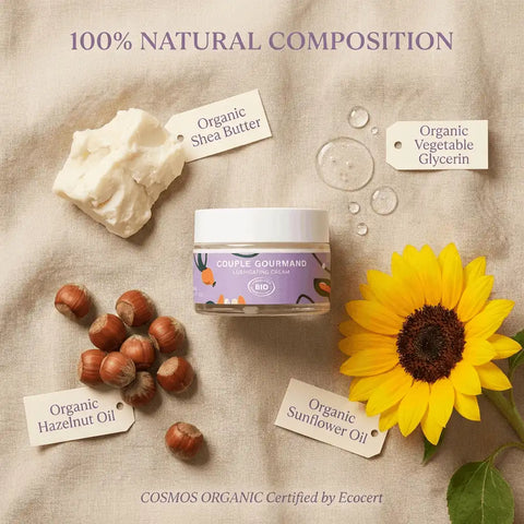 GOLIATE Organic Cream/Gel | The Gourmet Couple | Lubricate | Massage | Play | Lick | Devour for Two | 50 ml